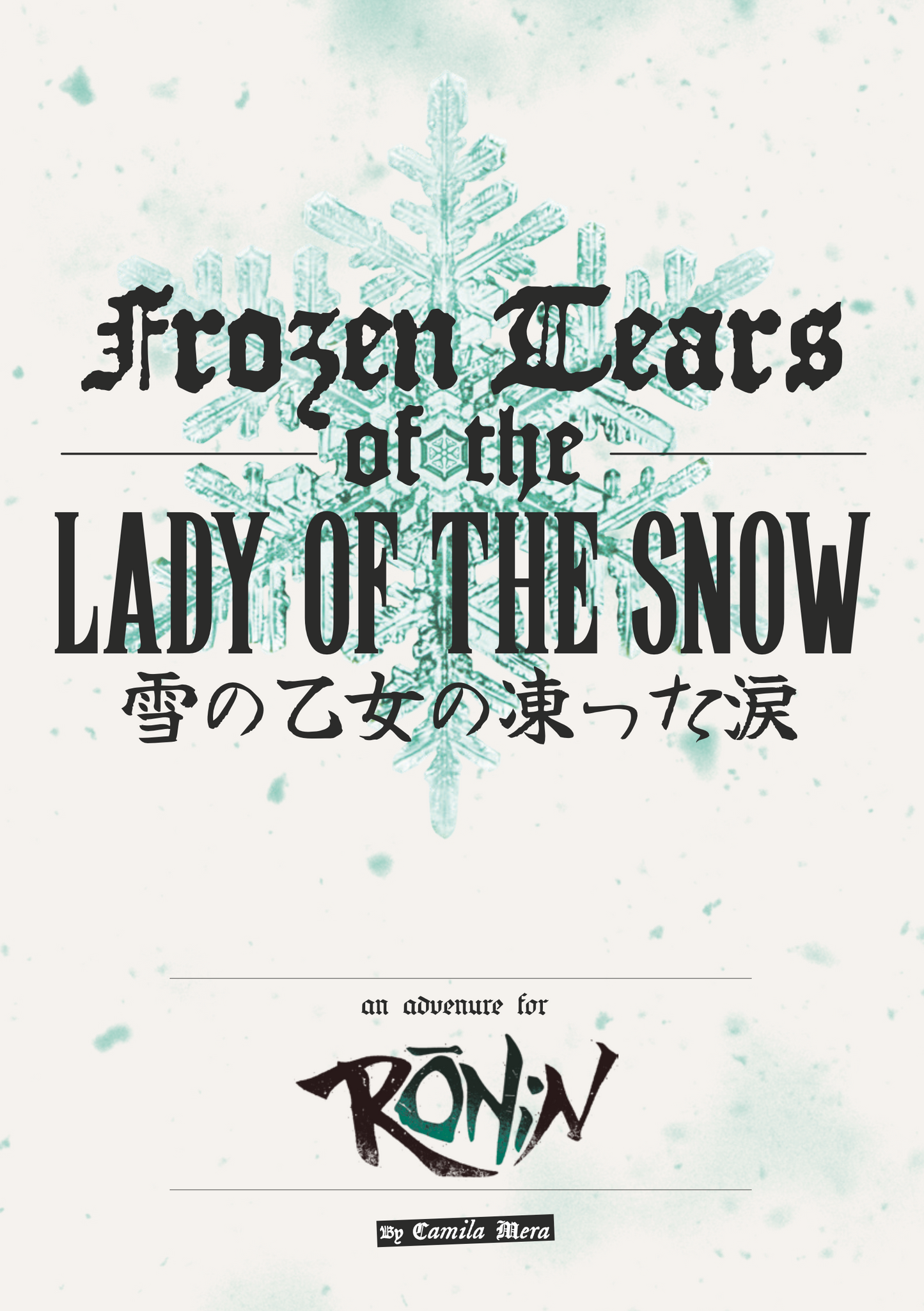 Lady of the Snow Zine